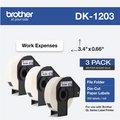 Brother Brother File Folder Paper Label (300 Labels), PK 3 DK12033PK